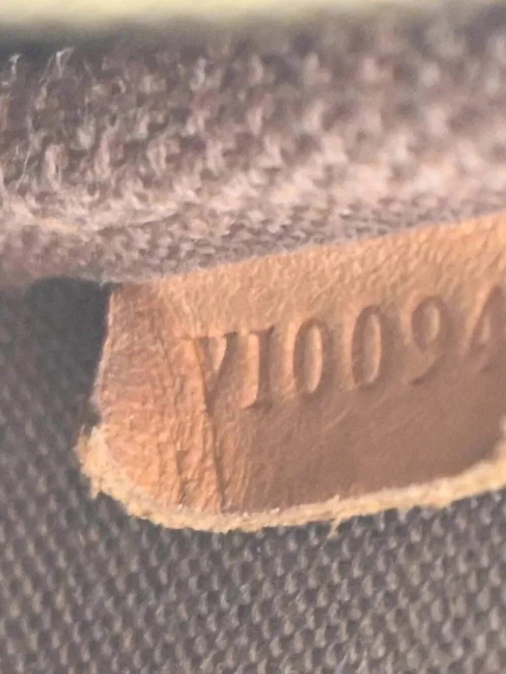 Louis Vuitton inside has